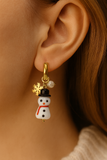 Orecchini "Pupazzetto di Neve"