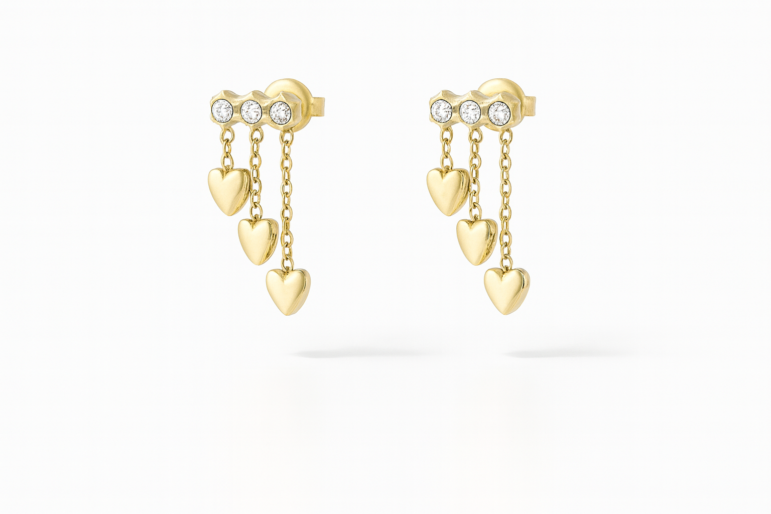 Orecchini "Gocce di Cuore"