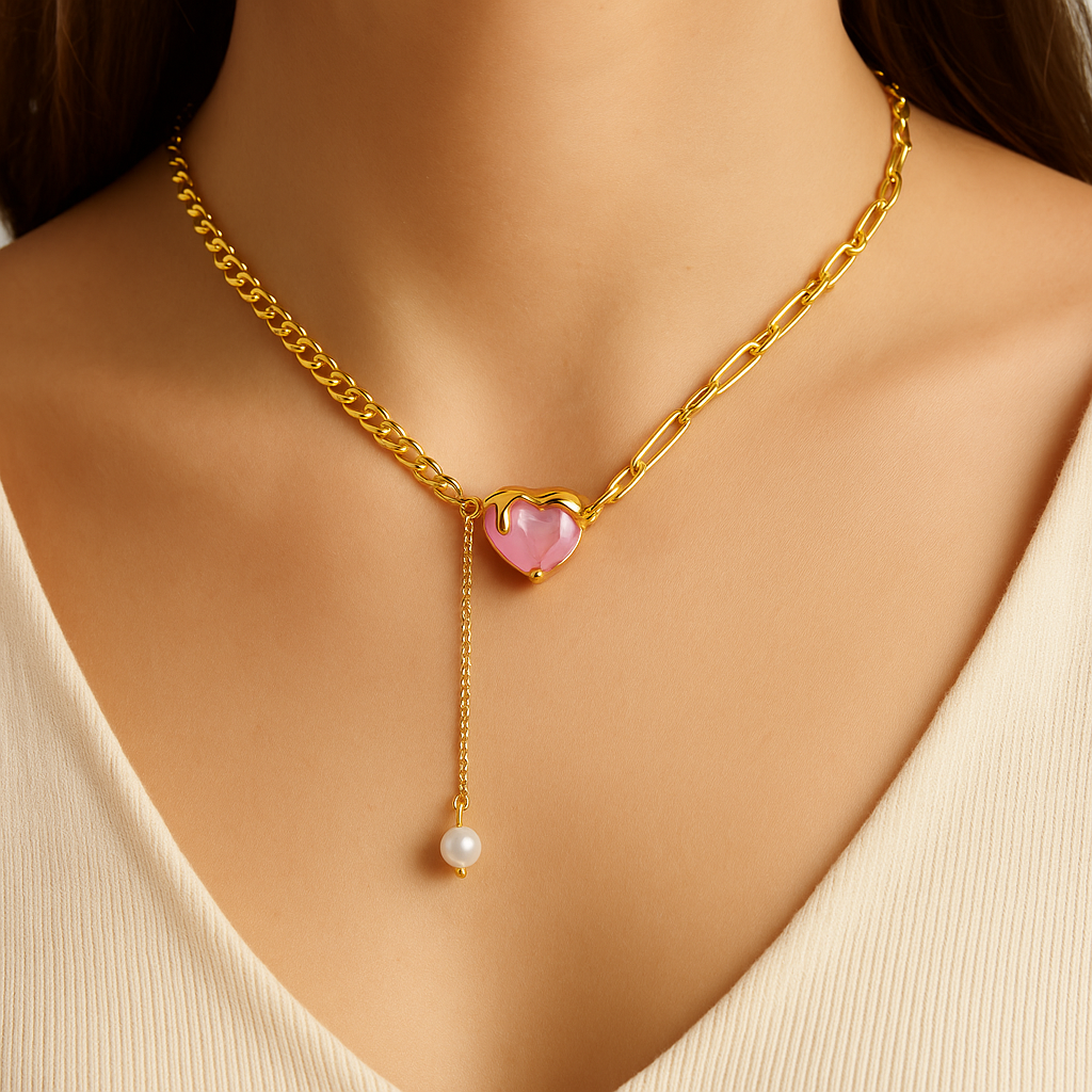 Collana "Afrodite Rosata"