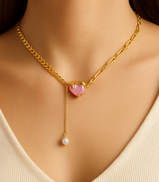 Collana "Afrodite Rosata"